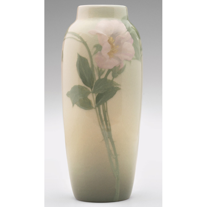 Appraisal: Good Rookwood vase Iris glaze with a nicely executed wild