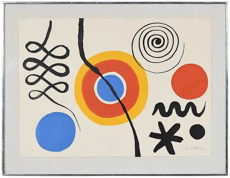 Appraisal: Alexander Calder New York - Soleil et Spirale edition signed