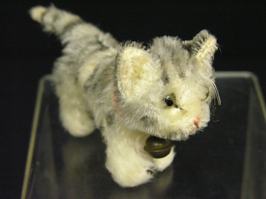 Appraisal: STEIFF TABBY CAT Estate Item - has hair loss H