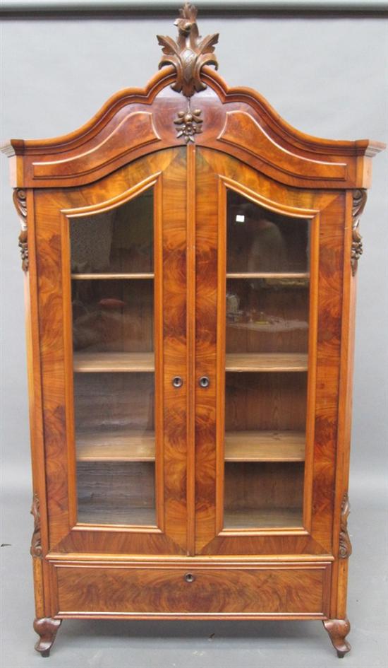 Appraisal: CABINET A mid th C English victorian mahogany cabinet having