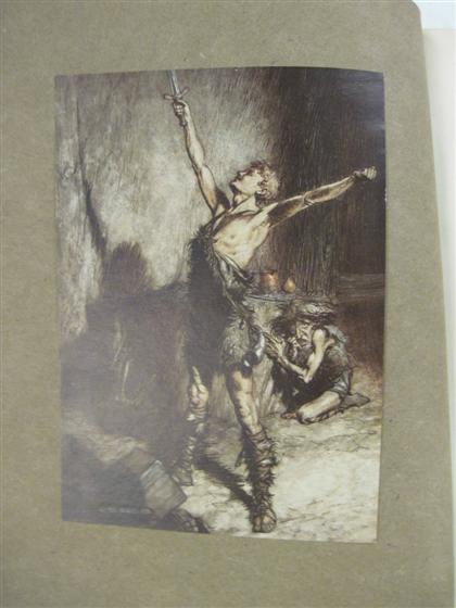 Appraisal: vols Rackham Arthur Illustrator Wagner Richard Siegfried the Twilight of