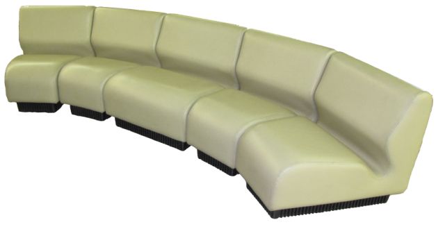 Appraisal: Five piece Herman Miller contemporary modular sofa five pieces with