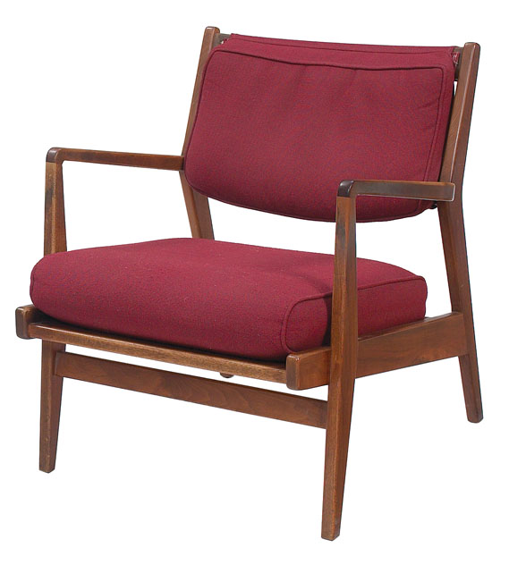 Appraisal: Jens Risom lounge chair by Jens Risom Designs Inc USA