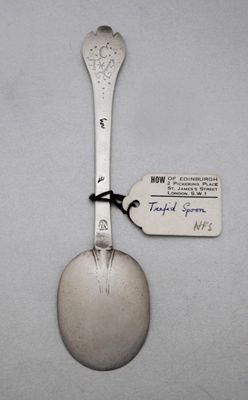 Appraisal: A William Mary spoon pricked 'C' over 'TA' maker unascribed