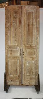 Appraisal: Rustic pine doors Rustic pine doors h x w