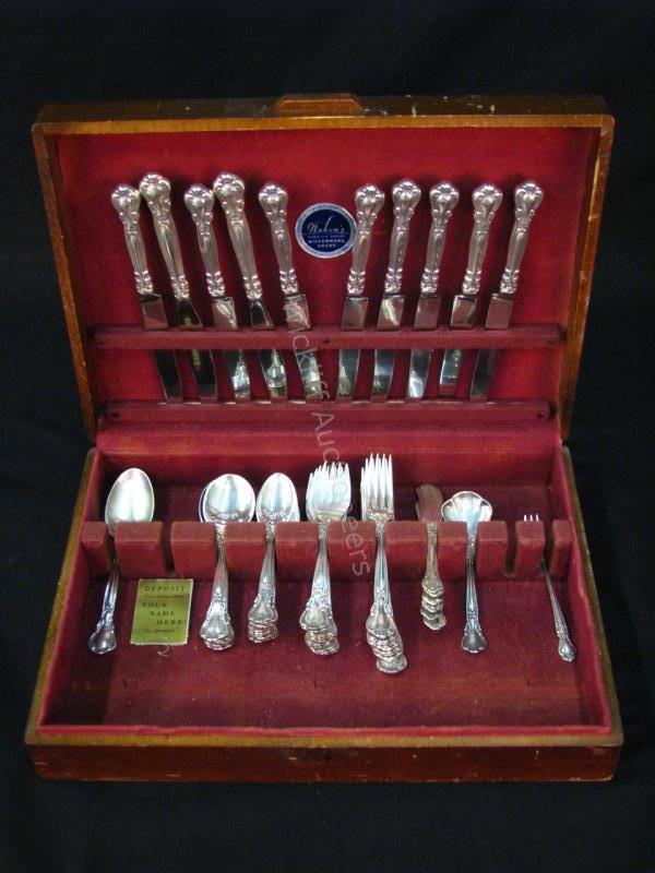 Appraisal: Set of sterling silver flatware Gorham Chantilly pieces total including