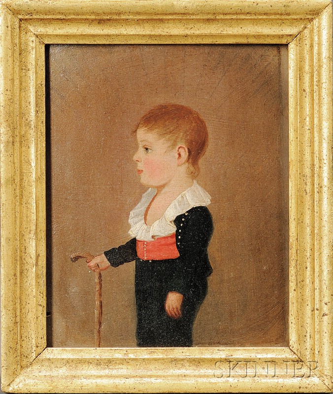 Appraisal: Attributed to Jacob Eicholtz American - Portrait of a Small