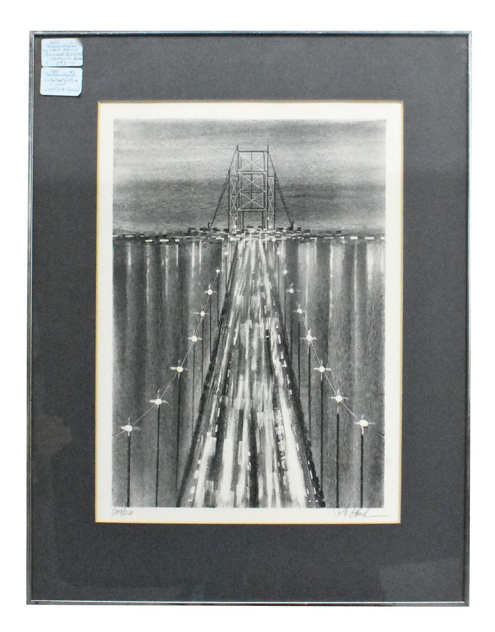 Appraisal: RICHARD FLORSHEIM American - Rush Hour c Signed in pencil