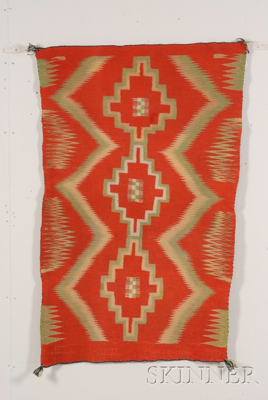 Appraisal: Southwest Transitional Weaving Navajo c last quarter th century central