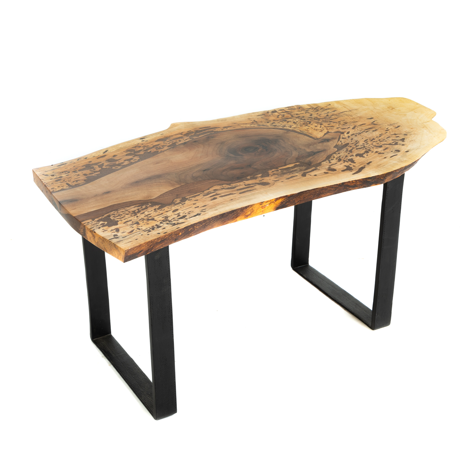 Appraisal: CUSTOM- LIVE EDGE COFFEE TABLE st century hand crafted by