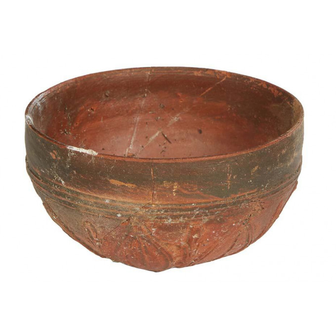 Appraisal: Hellenistic Megarian Terracotta Bowl rd to st c BC with