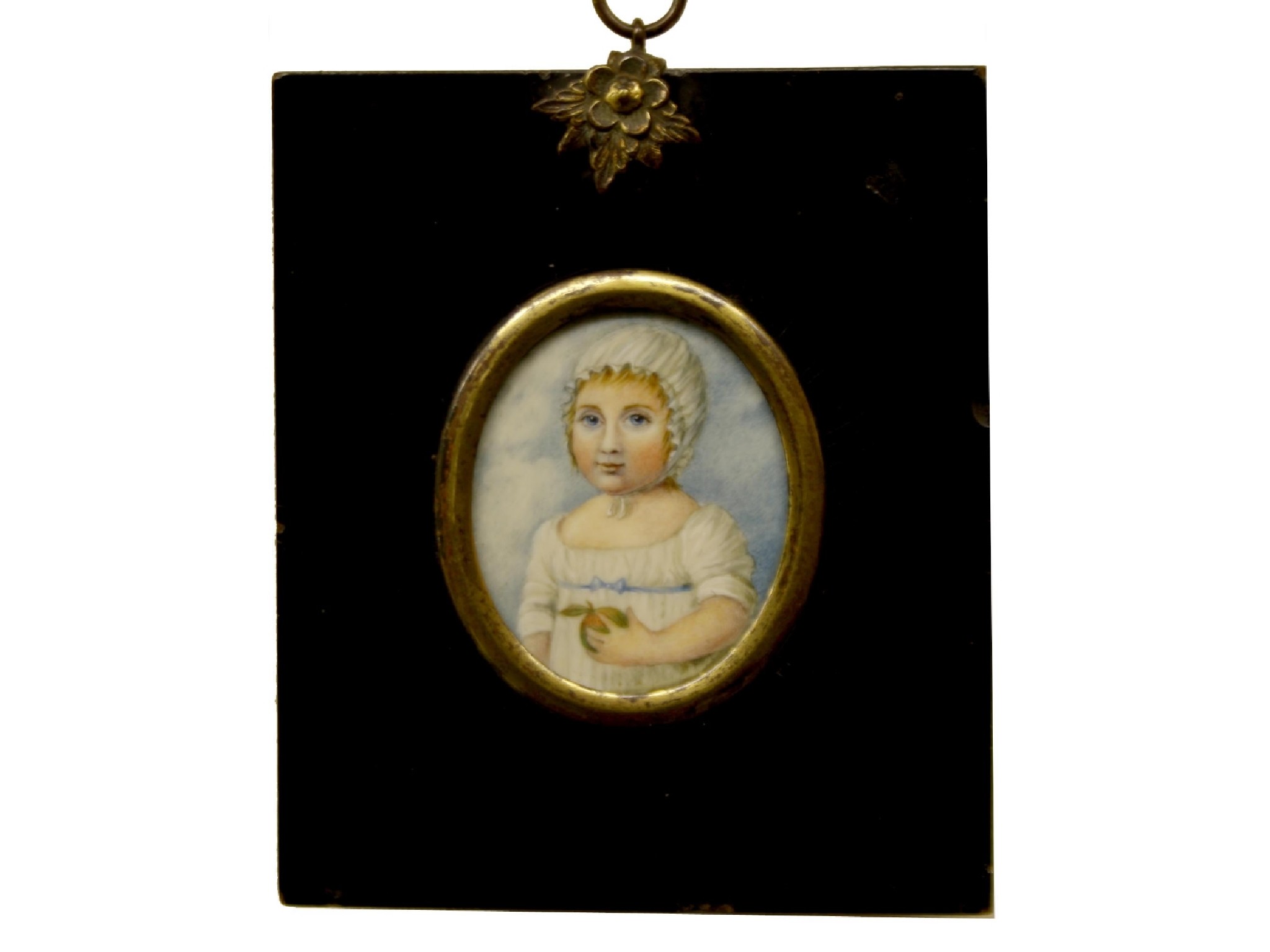 Appraisal: English School - Half length portrait of a little girl