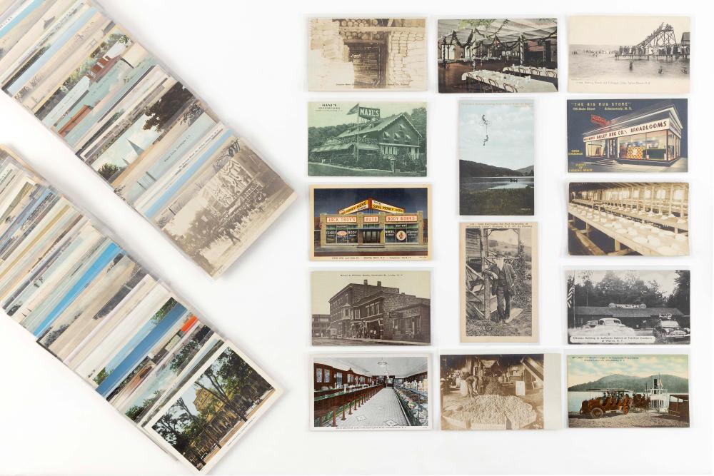 Appraisal: VIEW NEW YORK - COVERING P THROUGH Y TOWNS POSTCARDS