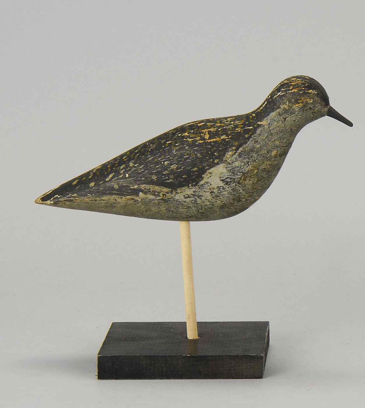 Appraisal: GOLDEN PLOVER DECOYFrom Nantucket Massachusetts Original paint Replaced bill Left