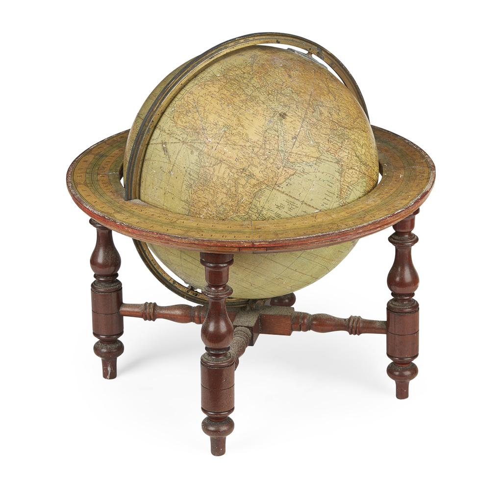 Appraisal: -INCH TABLE GLOBE BY W A K JOHNSTON EDINBURGH LONDON