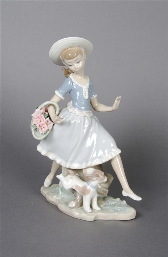 Appraisal: A Lladro Figural Group Height inches