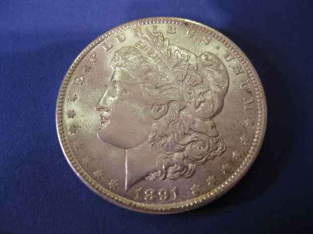 Appraisal: U S Morgan Silver Dollar uncirculated