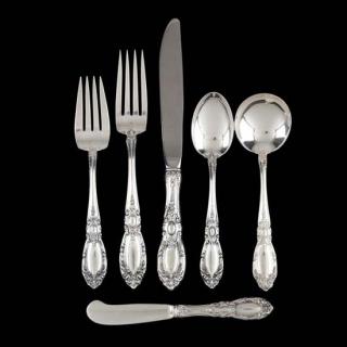 Appraisal: Towle King Richard Sterling Silver Flatware Service pieces service for