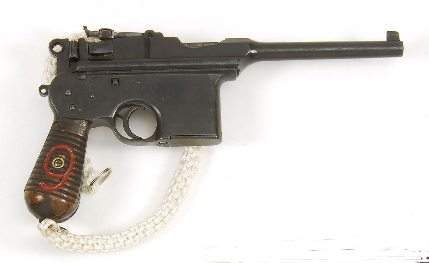 Appraisal: MAUSER MODEL SEMIAUTOMATIC PISTOL mm Serial Red to grips Refinished