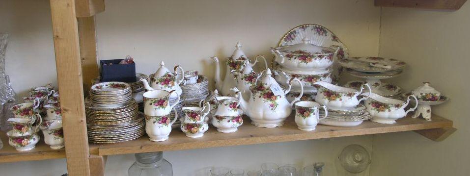 Appraisal: A Royal Albert bone china tea dinner and coffee service