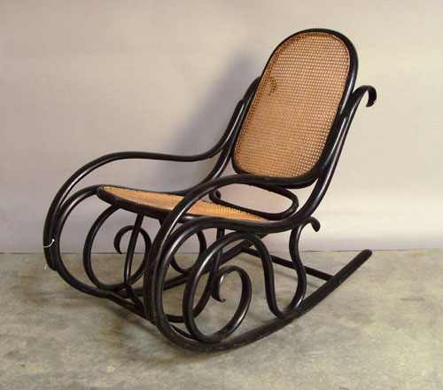 Appraisal: Bentwood rocker early th c