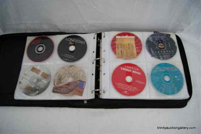 Appraisal: Country Western music CD's in Vinyl Case Includes modern era