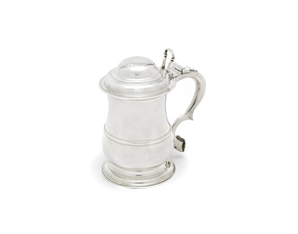 Appraisal: A George II silver tankard by Thomas Whipham London Baluster