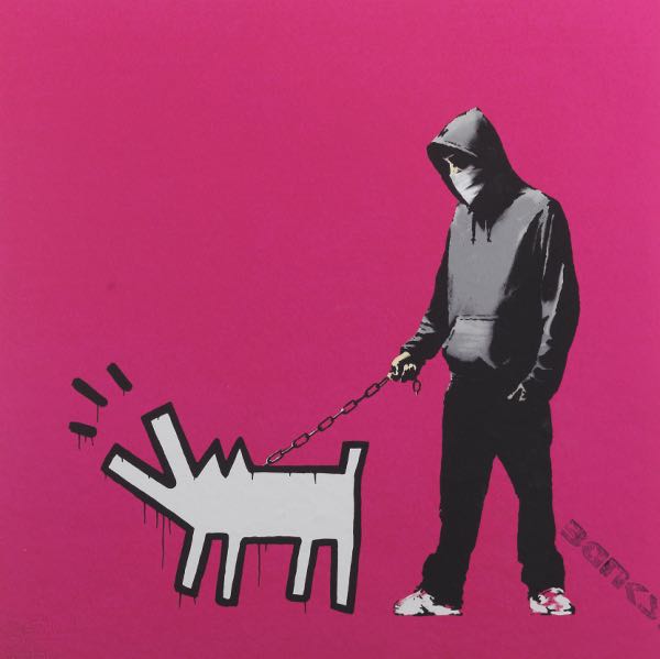 Appraisal: AFTER BANKSY BRITISH B x Choose Your Weapon Bright Pink