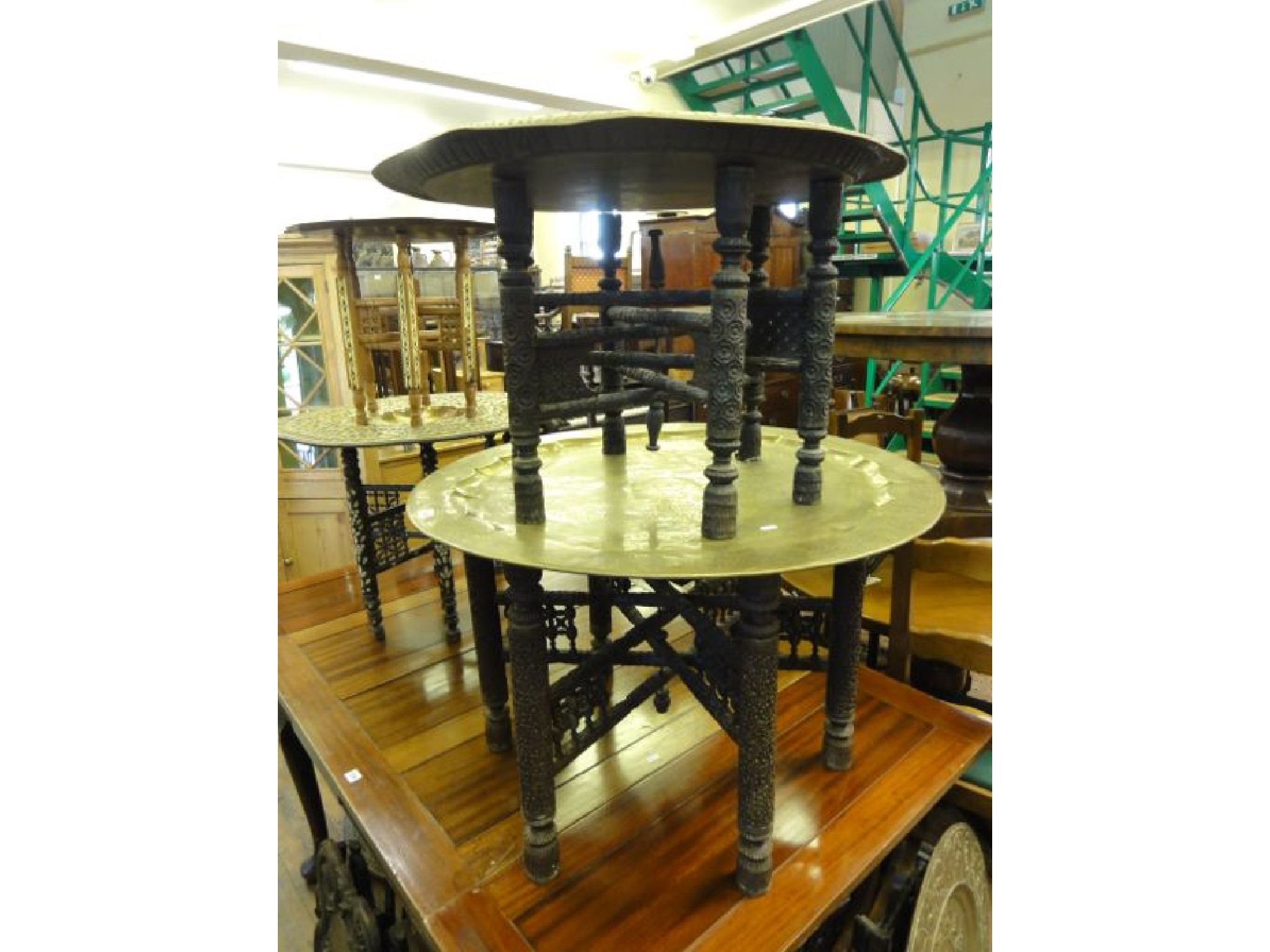 Appraisal: A collection of some Eastern occasional tables the majority with