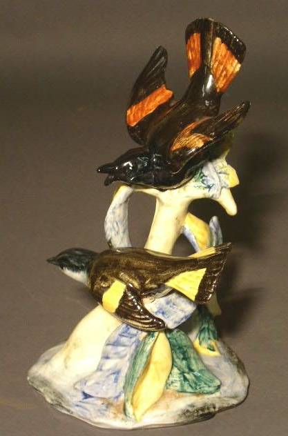 Appraisal: Stangl pottery bird figural group h x w x d