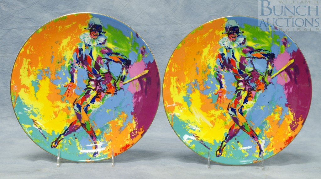 Appraisal: Royal Doulton Leroy Neiman Harlequin plates limited edition and dia