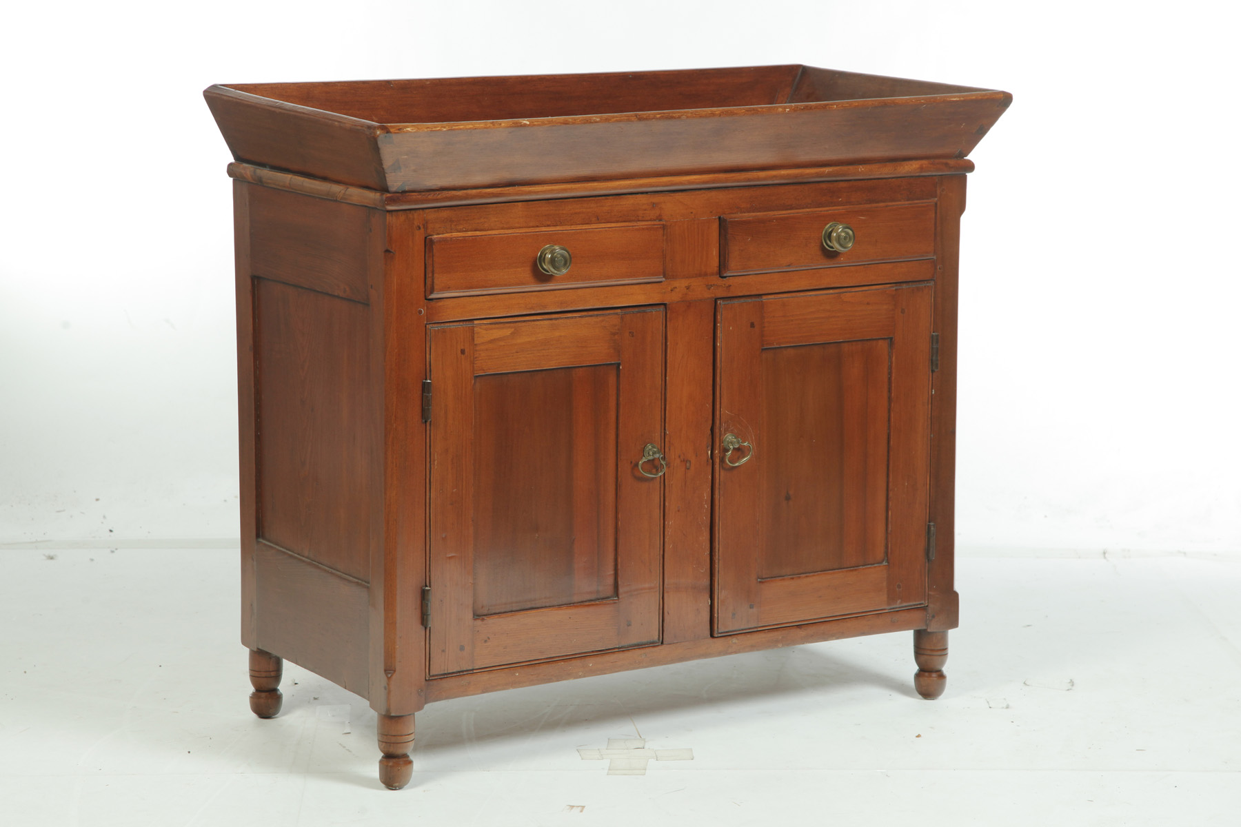 Appraisal: COUNTRY SHERATON DRY SINK American rd quarter- th century pine