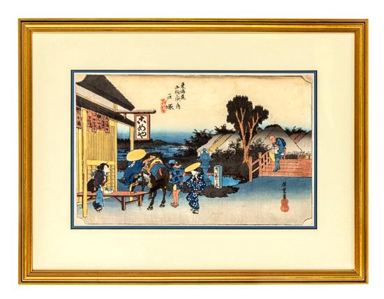 Appraisal: Sale Lot Utagawa Hiroshige - The Fifty-three Stations of the