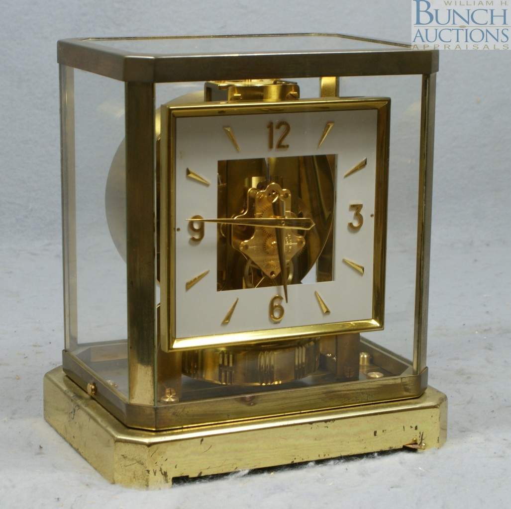 Appraisal: Jaeger Le Coultre Atmos mantle clock square dial entire case