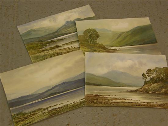 Appraisal: Keith Burtonshaw four watercolours of the Lake District Two of