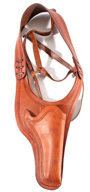 Appraisal: Colt Hand Tooled Leather shoulder holster Featured in this lot