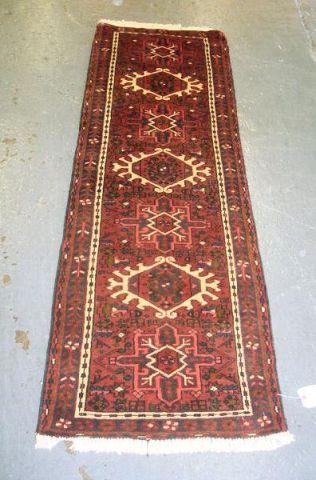 Appraisal: Handmade Karajeh Runner From Northwest Iran Dimensions x