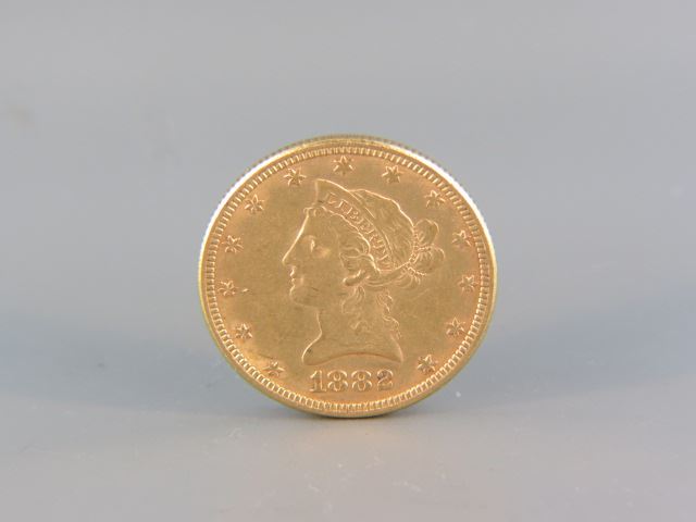 Appraisal: U S Liberty Head Gold Coin choice almost unciculated