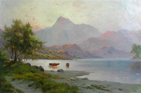 Appraisal: ALFRED FONTVILLE DE BREANSKI BRITISH - LOCH KATRINE AND BEN