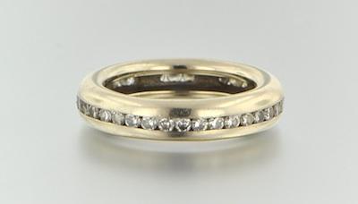 Appraisal: A Diamond Eternity Ring k white gold ring with a