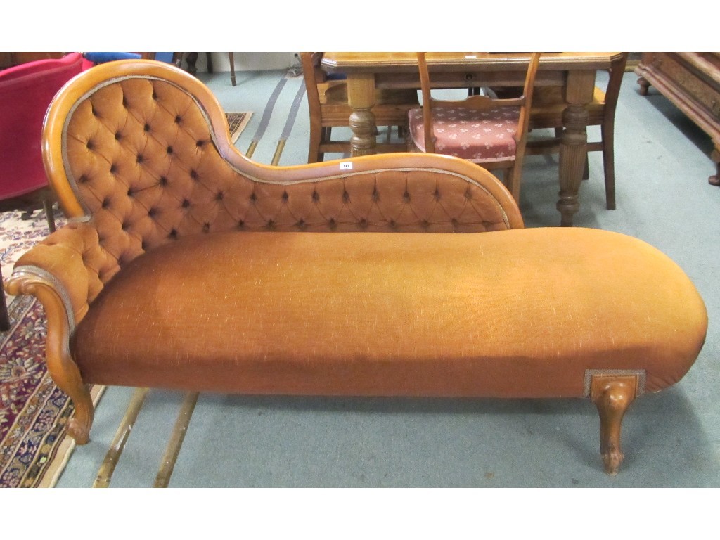 Appraisal: Modern chaise longue