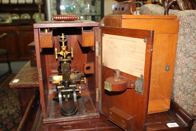 Appraisal: AN OLD STUDENT'S MICROSCOPE by Henry Crouch of London and