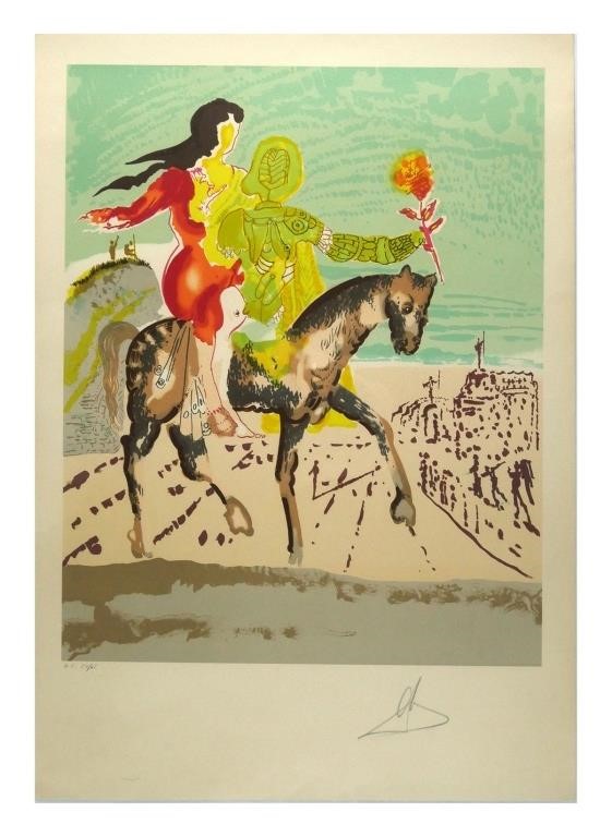 Appraisal: Original hand-signed and numbered H C lithograph in colors by