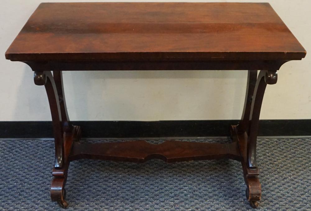 Appraisal: Classical Style Mahogany Console Table x x in x x