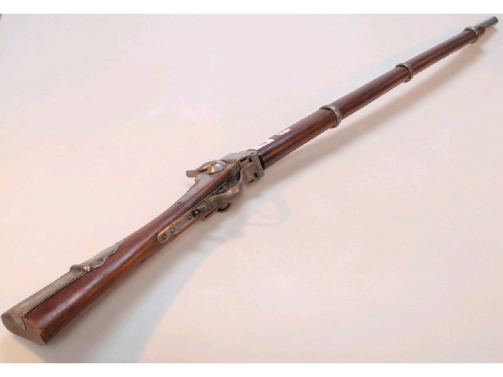 Appraisal: A replica thC side lock percussion rifle