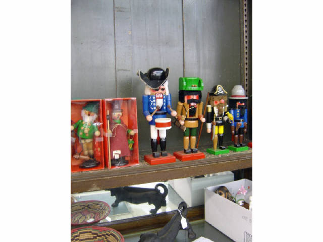 Appraisal: WOOD NUTCRACKERS