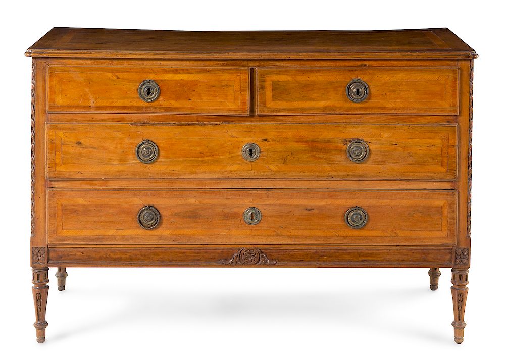 Appraisal: A Louis XVI Style Provincial Commode A Louis XVI Provincial