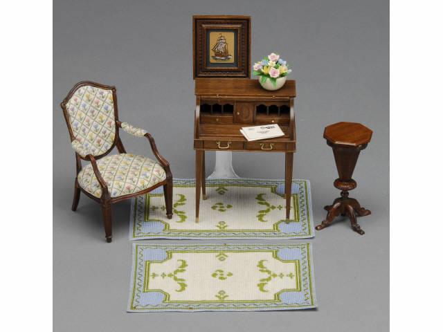 Appraisal: Noral Olson Lady's Writing Desk MN A delicate lady's writing