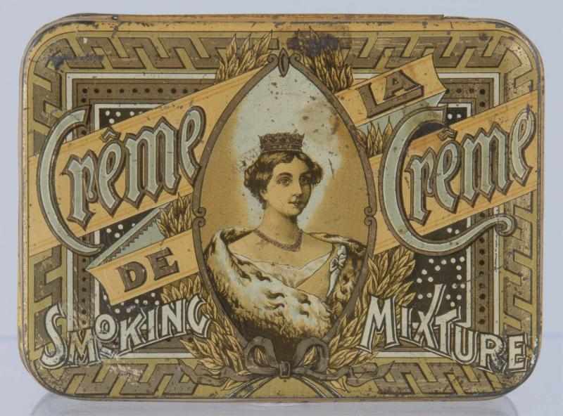 Appraisal: Creme De La Creme Tobacco Tin Description Nice-looking tin with