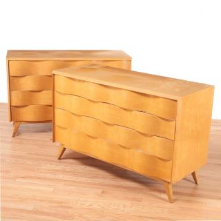 Appraisal: Pair Edmond J Spence wave front dressers Pair Edmond J